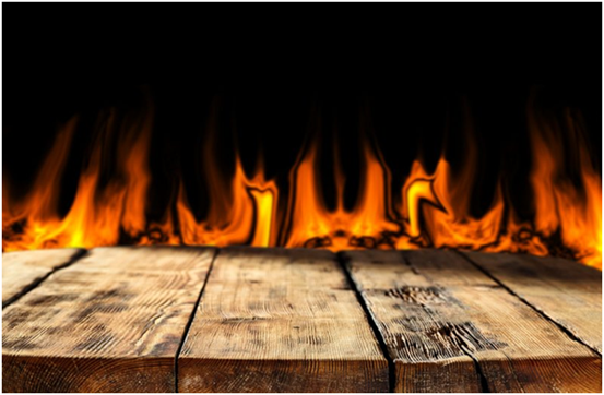 Во многих древесных огнезащитных покрытиях используется вспучивающийся механизм.